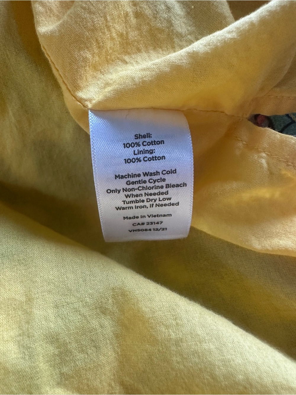 Talbots Yellow Floral Ruffled Sundress - Picture 6 of 6